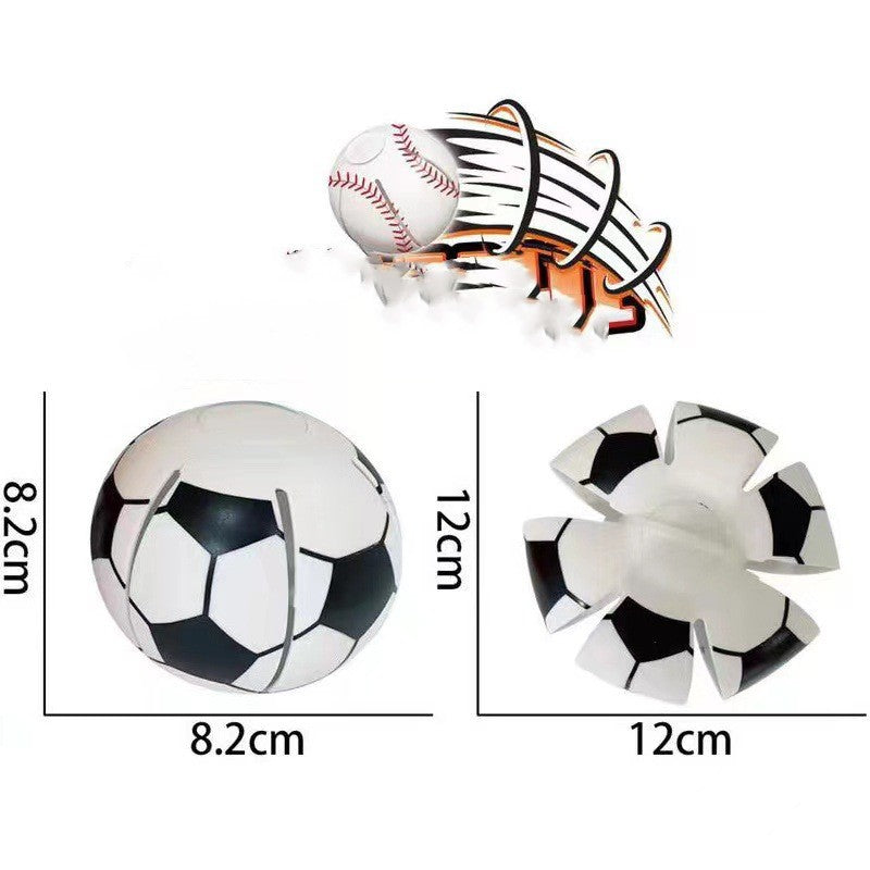 Elastic pet ball toy showing its overall shape and design